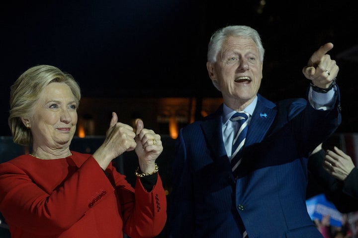 Hillary and Bill Clinton