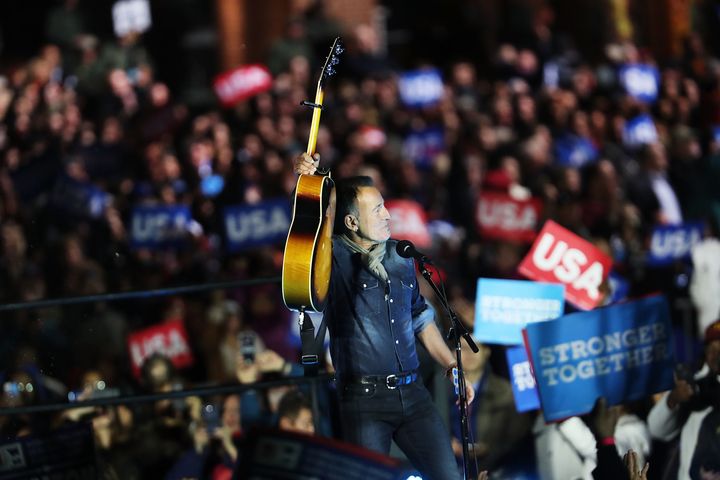 Bruce Springsteen performs on Nov. 7 in Philadelphia.
