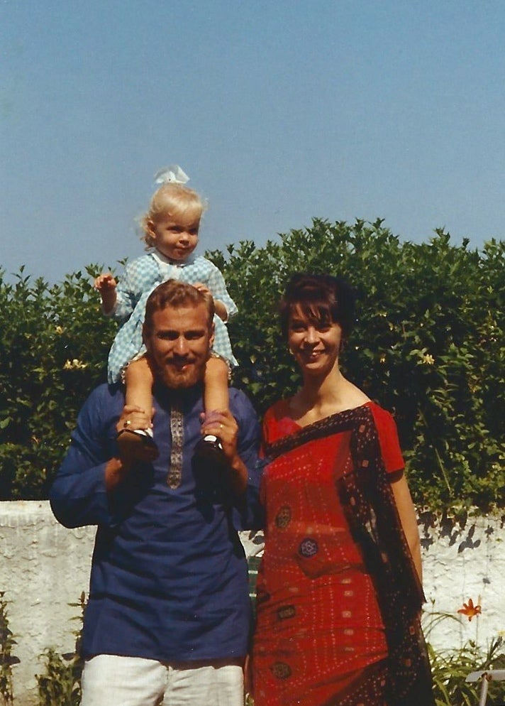 Return from India with my parents
