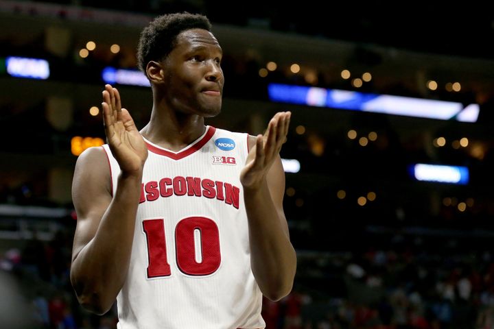 Wisconsin basketball star Nigel Hayes has called on the university to do more to make sure people of color feel safe on campus. 