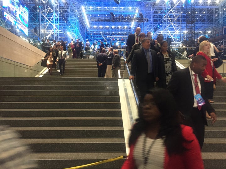 Clinton supporters left what was supposed to be a celebration, feeling hopeless.