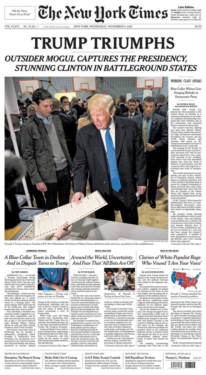 trump nytimes today