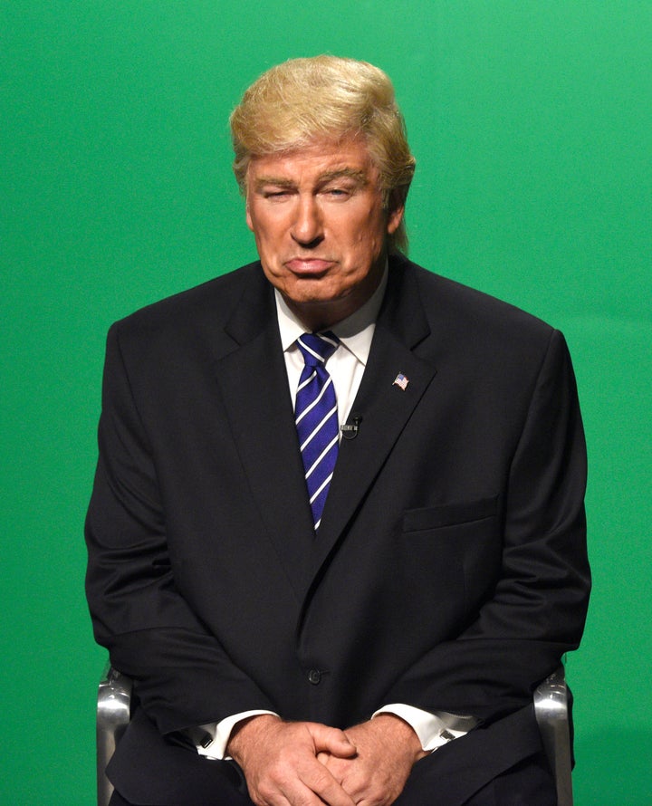 Alec Baldwin playing Donald Trump on "Saturday Night Live."