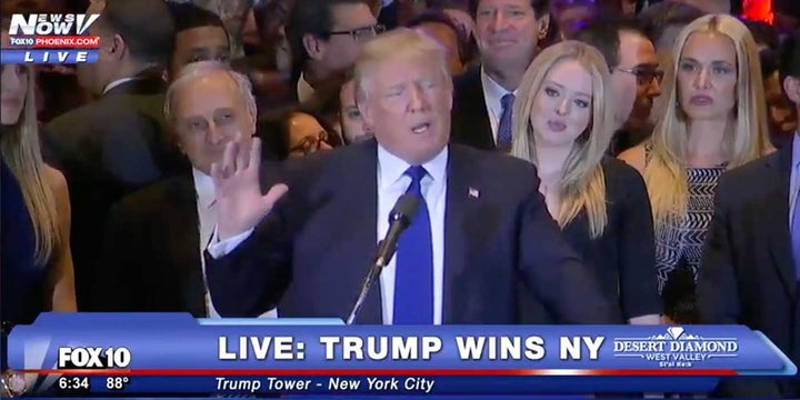 Donald Trump Defeats Hillary Clinton for U.S. Presidency.