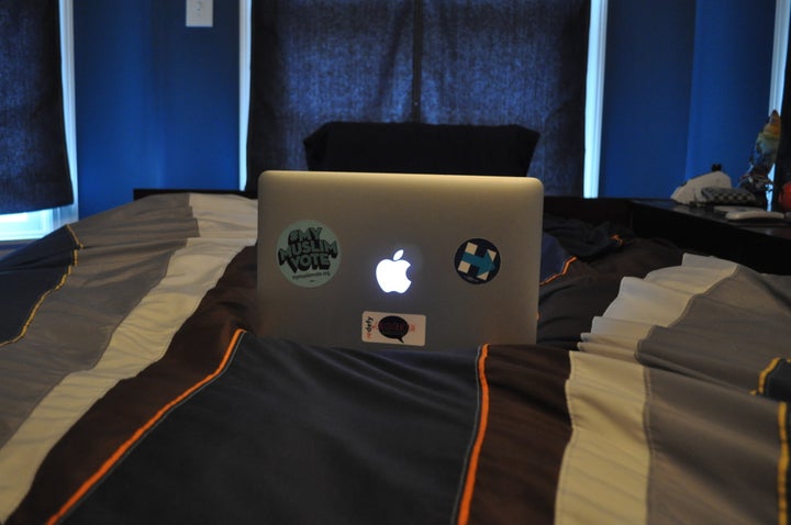 <p>My computer on this gloomy morning.</p>