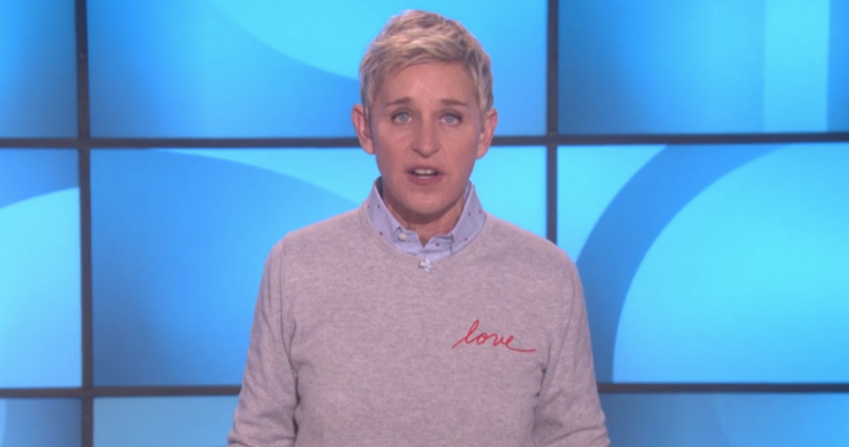 Here's Ellen DeGeneres With A Much-Needed Message Of Unity After The ...