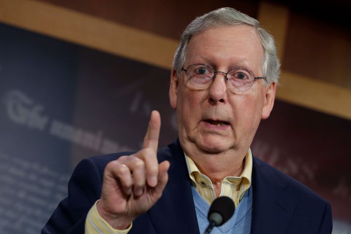 Senate Majority Leader Mitch McConnell (R-Ky.) on Wednesday dodged questions about President-elect Donald Trump's border wall proposal.