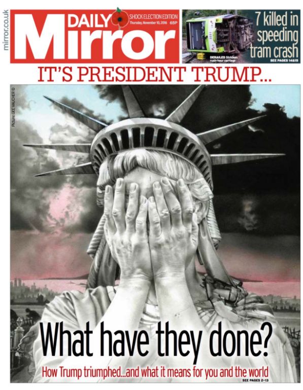 Newspapers Around The World React With Shock To President Donald Trump ...