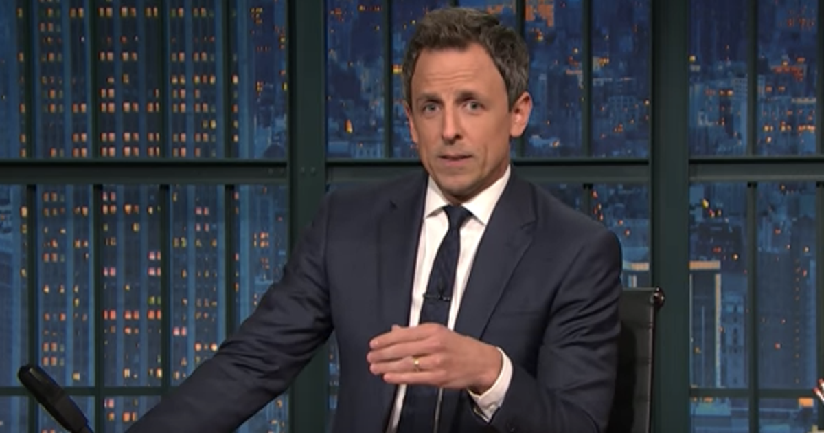 Seth Meyers Moved To Tears While Processing Election Results HuffPost(01)
