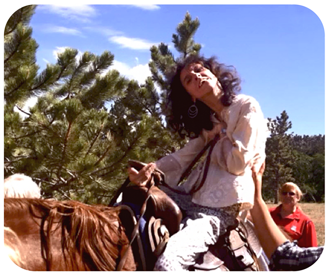 <p>Rosemary photographed on a Colorado Dude Ranch</p>