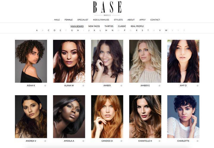 The official Base Models website, where its genuine contact details can be found