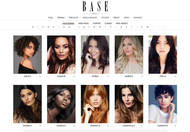 The official Base Models website, where its genuine contact details can be found