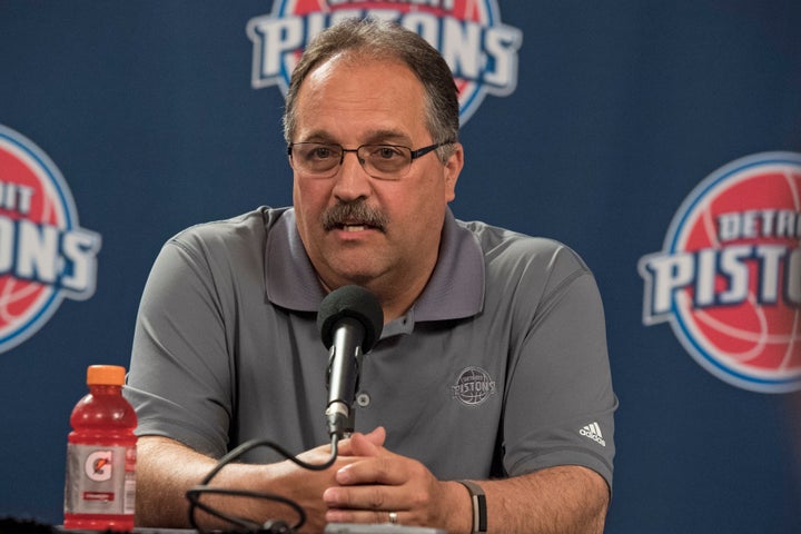 Detroit Pistons coach Stan Van Gundy (pictured in July) said voters have thrown a good part of the U.S. population "unde