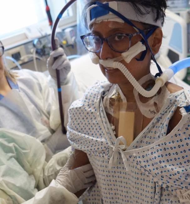 Prasha Tuladhar, 28, was saved by NewYork-Presbyterian Hospital/Columbia University Irving Medical Center’s ECMO Program. ECMO is a cutting-edge medical technology that treats acute respiratory failure.