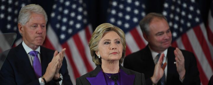 Hillary Clinton speaks during a post-election press conference on Nov. 9, 2016 in New York City.