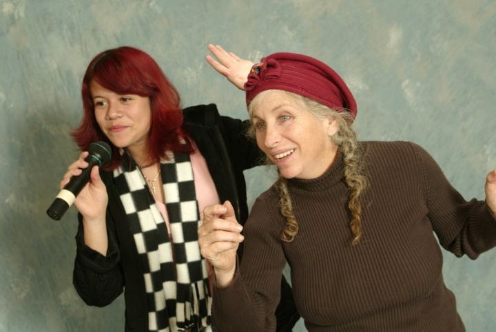 <p><em><strong>Halo Circus’ Allison Iraheta (formerly on American Idol) and her coach Pepper Jay</strong></em></p>