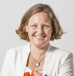 Astrid Madsen, Manager of District Heating and Cooling System. 