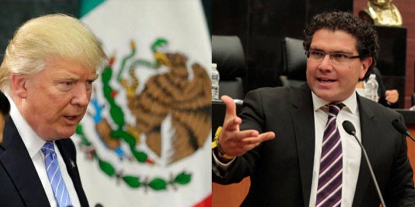 Right: Mexican Senator Armando Ríos Piter
