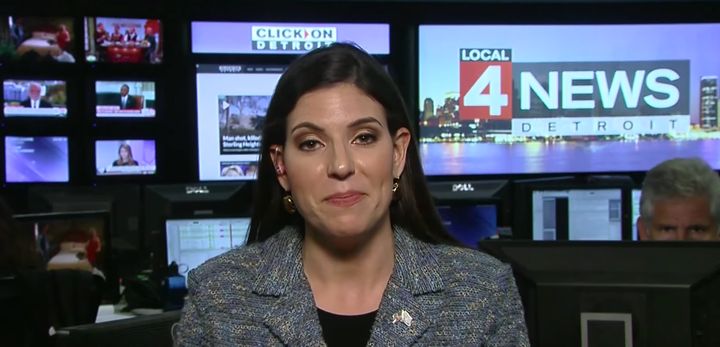 <strong>Trump's Michigan campaign co-chair Lena Epstein reassured Capehart during the interview</strong>