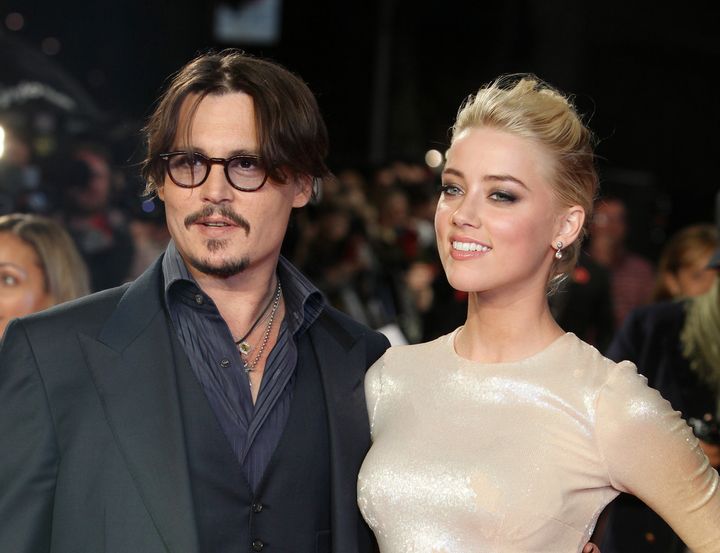 Johnny with ex-wife Amber Heard