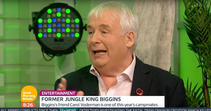 Christopher Biggins appeared on 'Good Morning Britain'