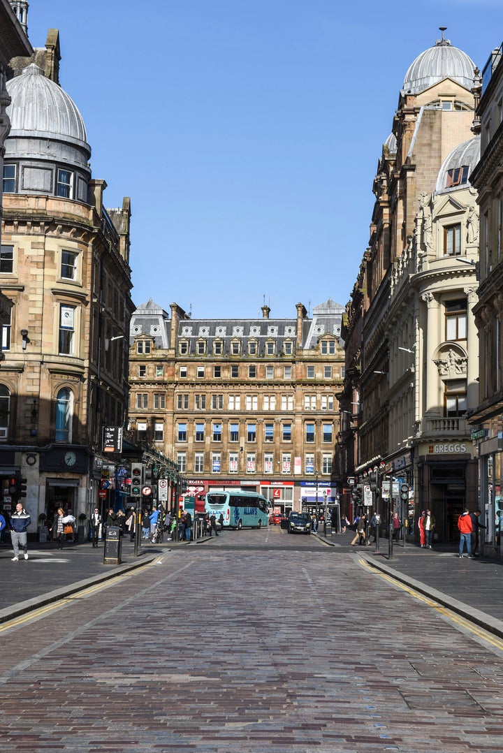 A view of Gordon Street, central Glasgow