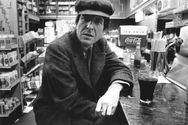 Canadian singer-songwriter Leonard Cohen, circa 1968.