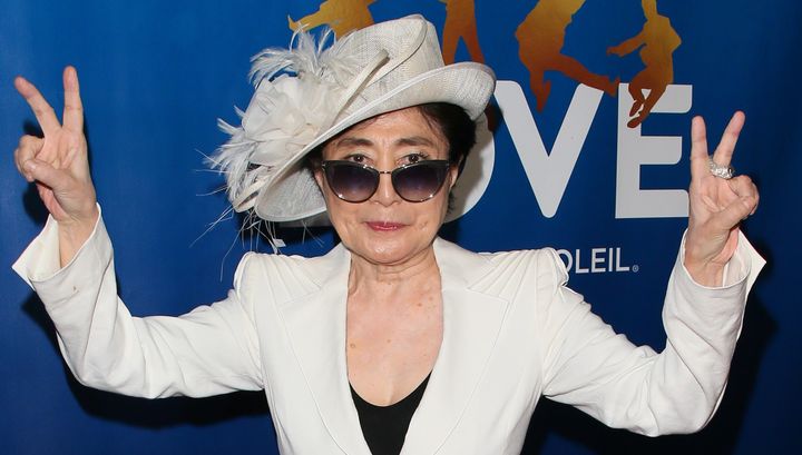 "We out" - Yoko Ono, probably