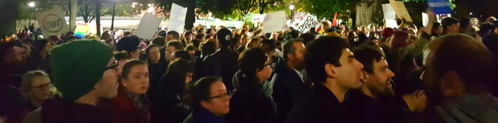 Protest against Trump, Nov. 9, Boston Common