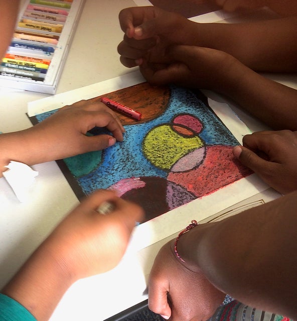 Art time at Mary’s Place