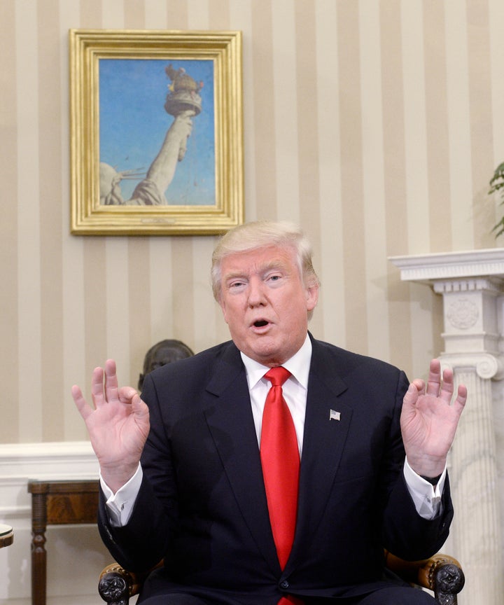 <strong>Donald Trump said the US and the UK had a 'special relationship'</strong>