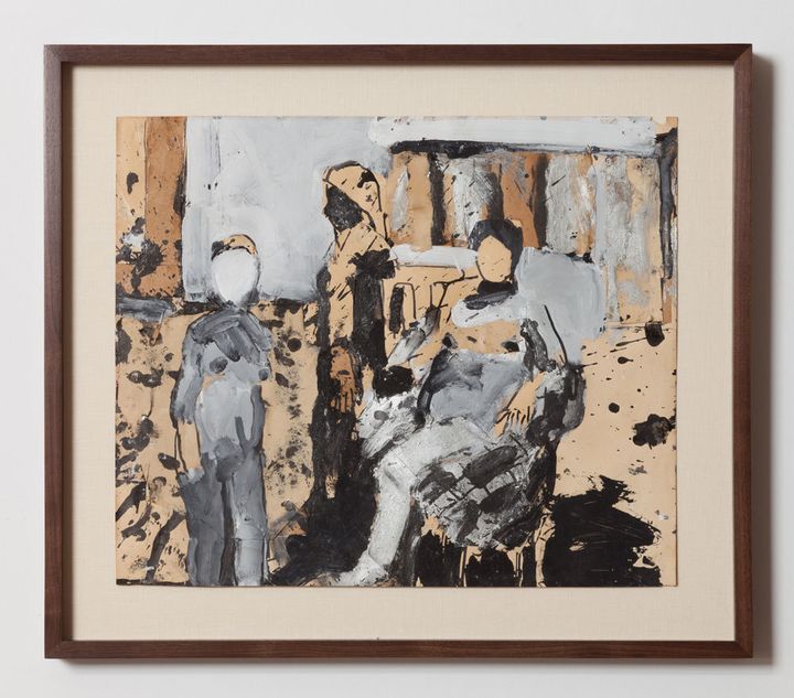Joan Brown/Untitled (Three Figures), 1962