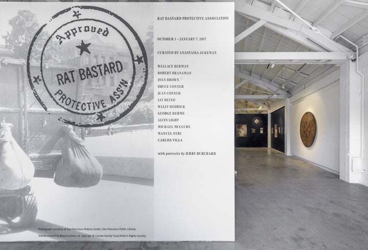 Title/mural wall, and installation shots; Courtesy of the Landing, Los Angeles