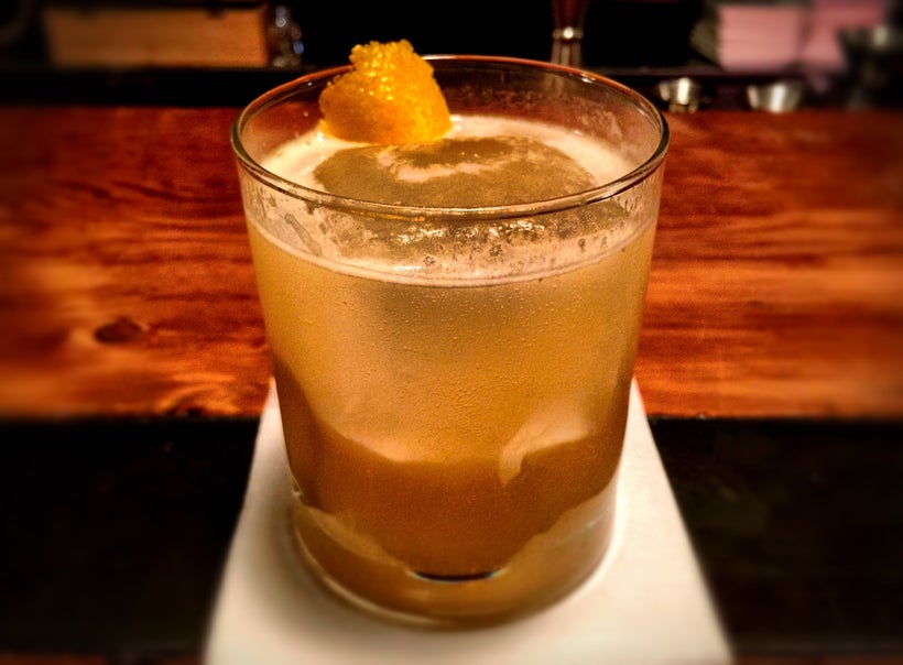 “Penicillin” w/ Gosling’s Ginger Beer