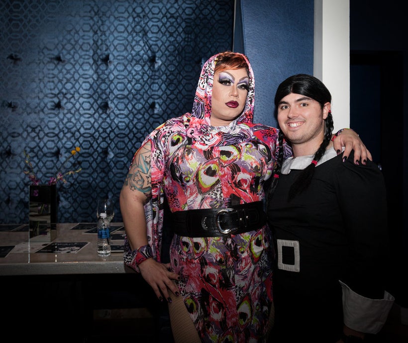 Performer Carnie Asada with Postulant Zeal from the Sin Sity Sisters.