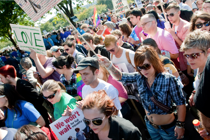 National Equality March Activists 2009, Washington. D.C.