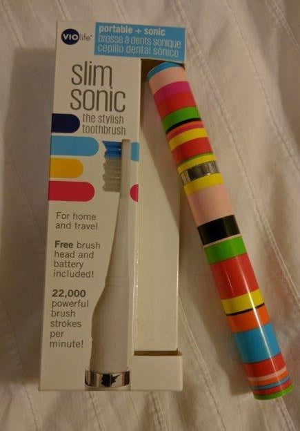<em>A small electric toothbrush is easy to pack</em>