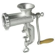 <p>And old-fashioned meat grinder </p>
