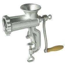 And old-fashioned meat grinder 