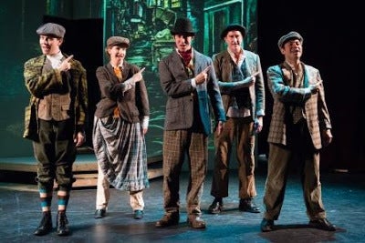 <p>The Baker Street Irregulars in a scene from <strong><em>Baker Street</em></strong> </p>