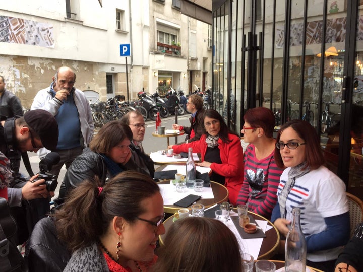 <p><em>While vacationing in Paris in October 2015, Laurita and her family met with several French families living with spina bifida.</em></p>