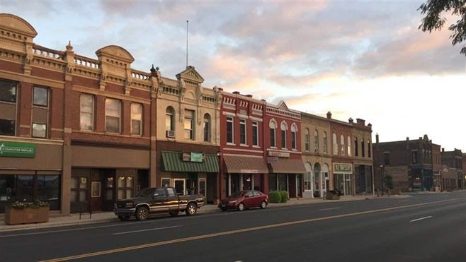Mankato, Minnesota’s historic downtown. Communities across America want to better connect workers looking for jobs and employ