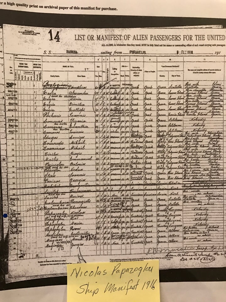 Every American has a history: this is mine. My grandfather had to change his name to be more "American," but he always remai
