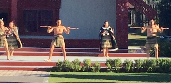 A Performance by the Maori people 
