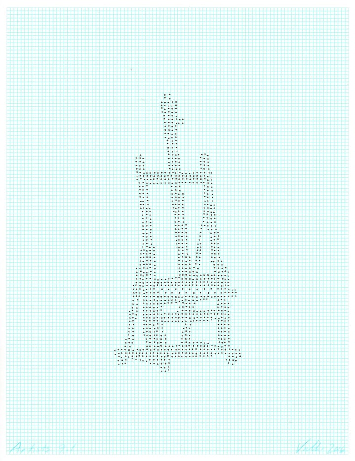 <p>Brown Dot Project: Artists, 9.1%. Archival marker, pigment print, watercolor paper.</p>
