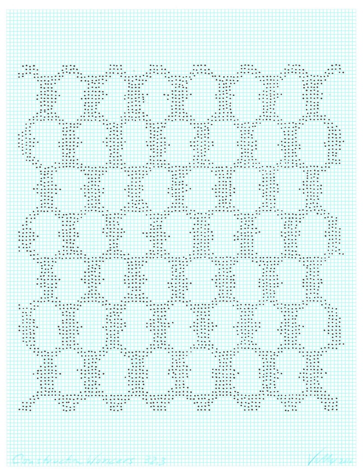<p>Brown Dot Project: Construction Workers, 32.3%. Archival marker, pigment print, watercolor paper.</p>