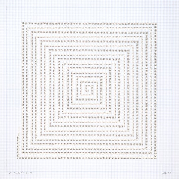 <p>Brown Dot Project: LA County, 48.3%. Archival marker on gridded vellum.</p>
