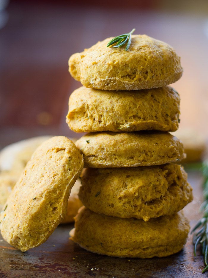 Rosemary Pumpkin Biscuits