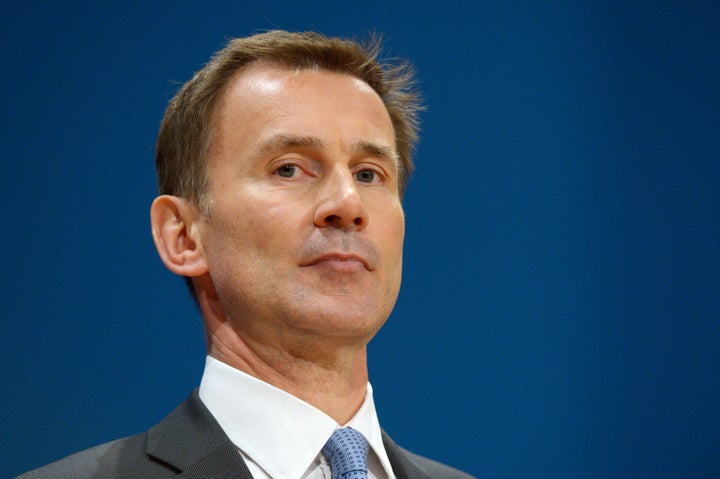 Jeremy Hunt is under renewed pressure over NHS funding