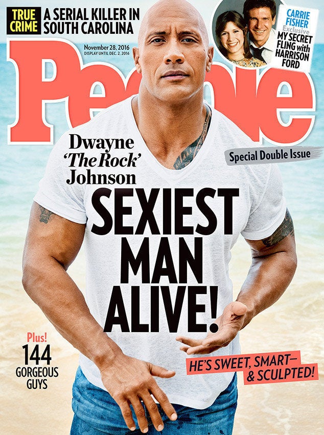 Dwayne Johnson, your Sexiest Man Alive for 2016.